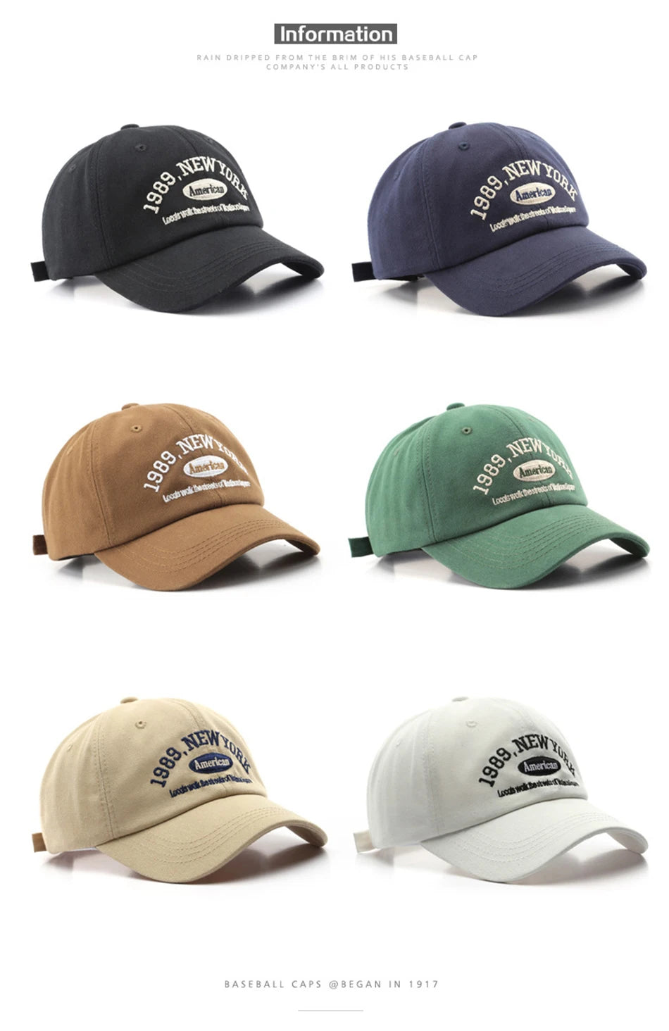 New York Baseball Caps
