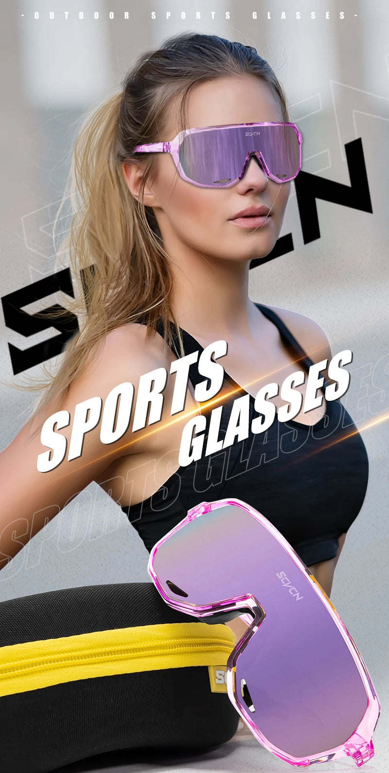 UV400 Cycling Glasses