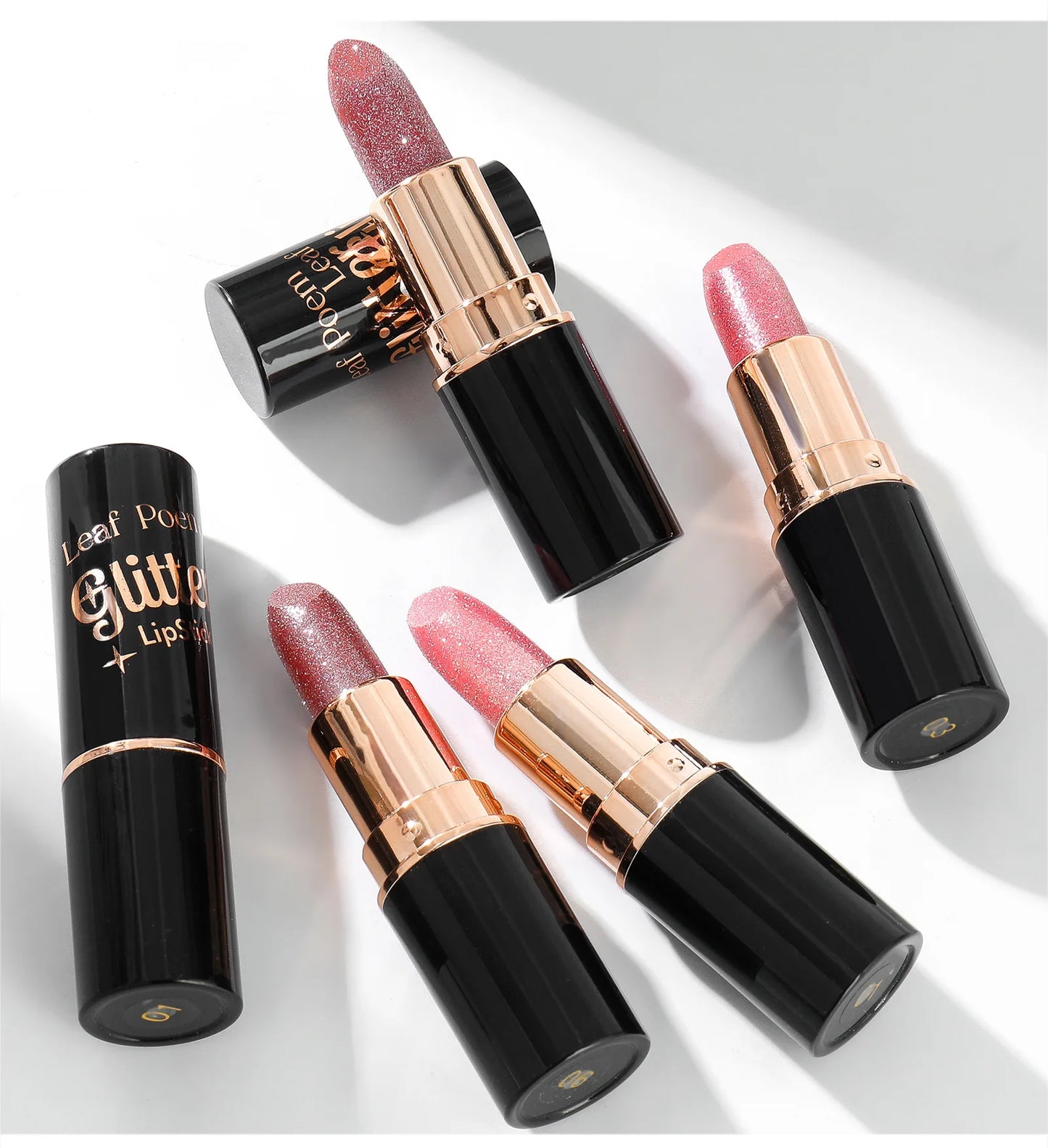 Waterproof Diamond Long Lasting Glitter Lipstick