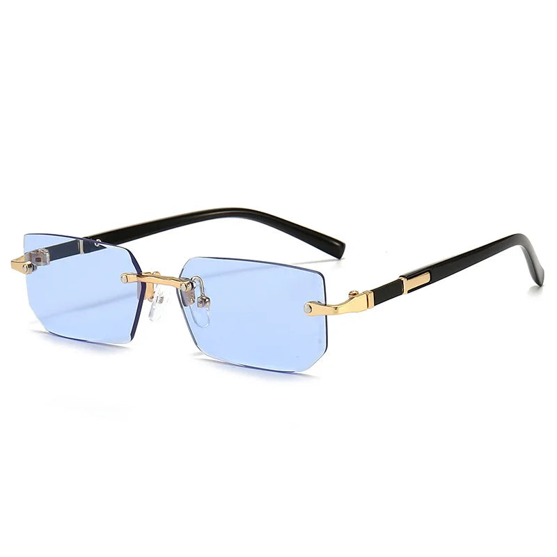 RDG Rectangular rimless sunglasses