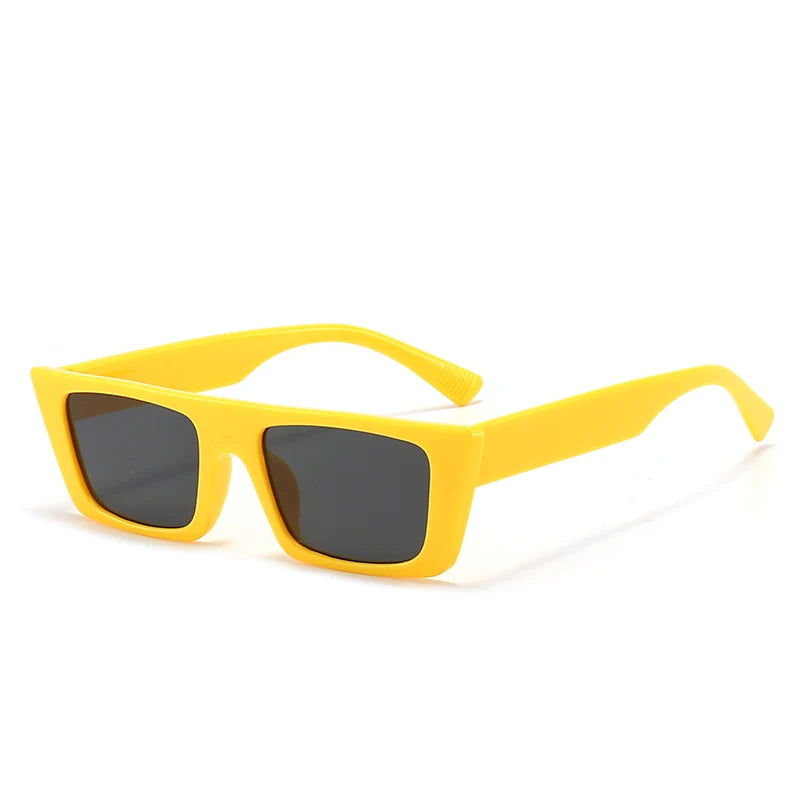 Retro square sunglasses with UV400 protection