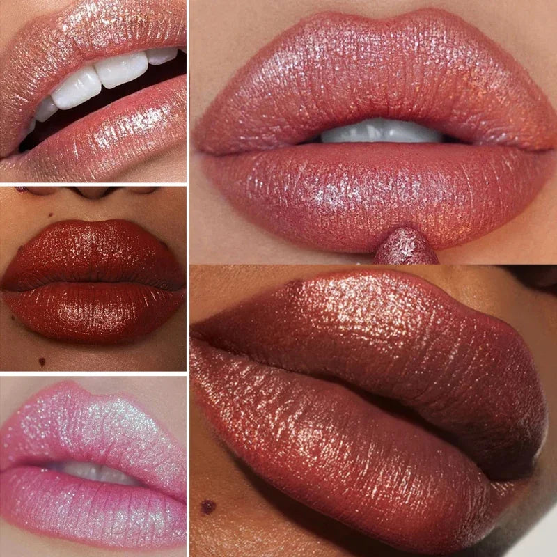 Waterproof Diamond Long Lasting Glitter Lipstick
