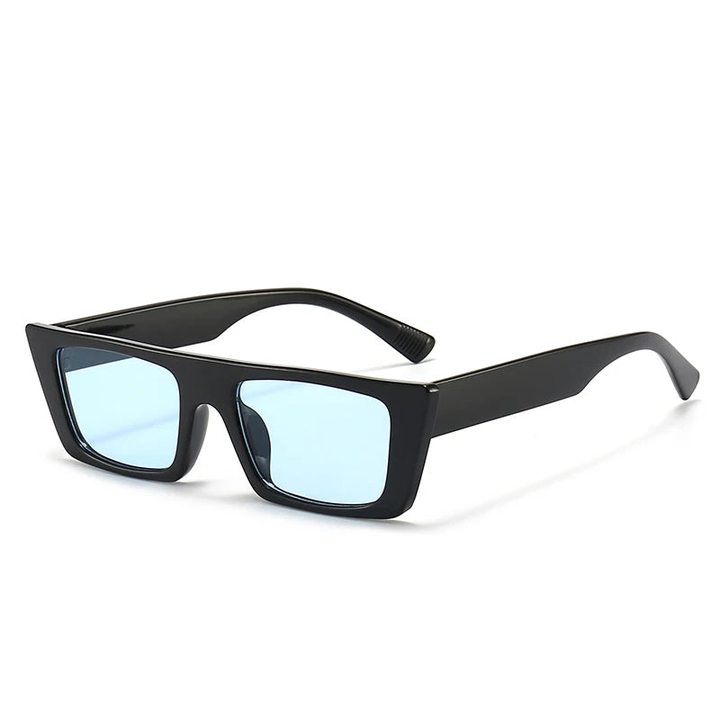 Retro square sunglasses with UV400 protection