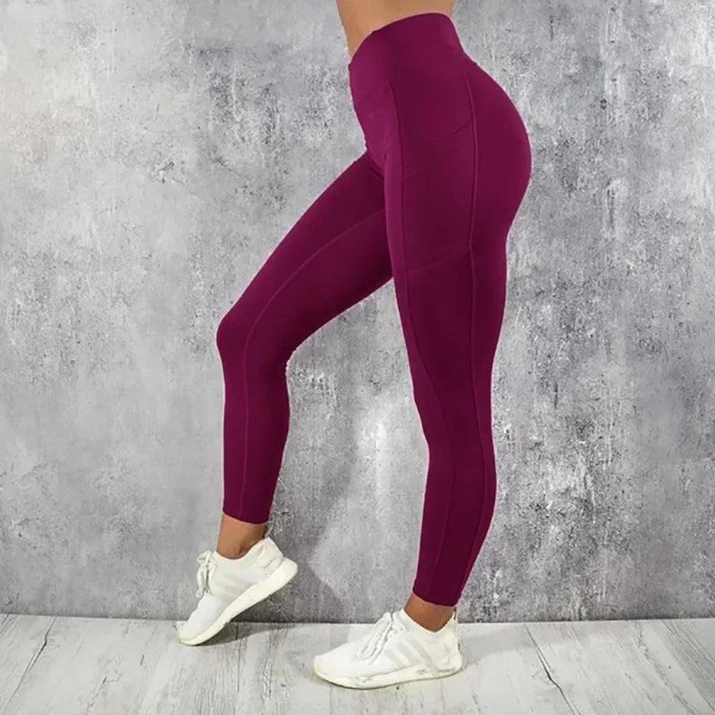 UltraSculpt™ SoCinched Tummy Control Workout Leggings with High Waist and Pockets