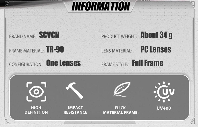 UV400 Cycling Glasses