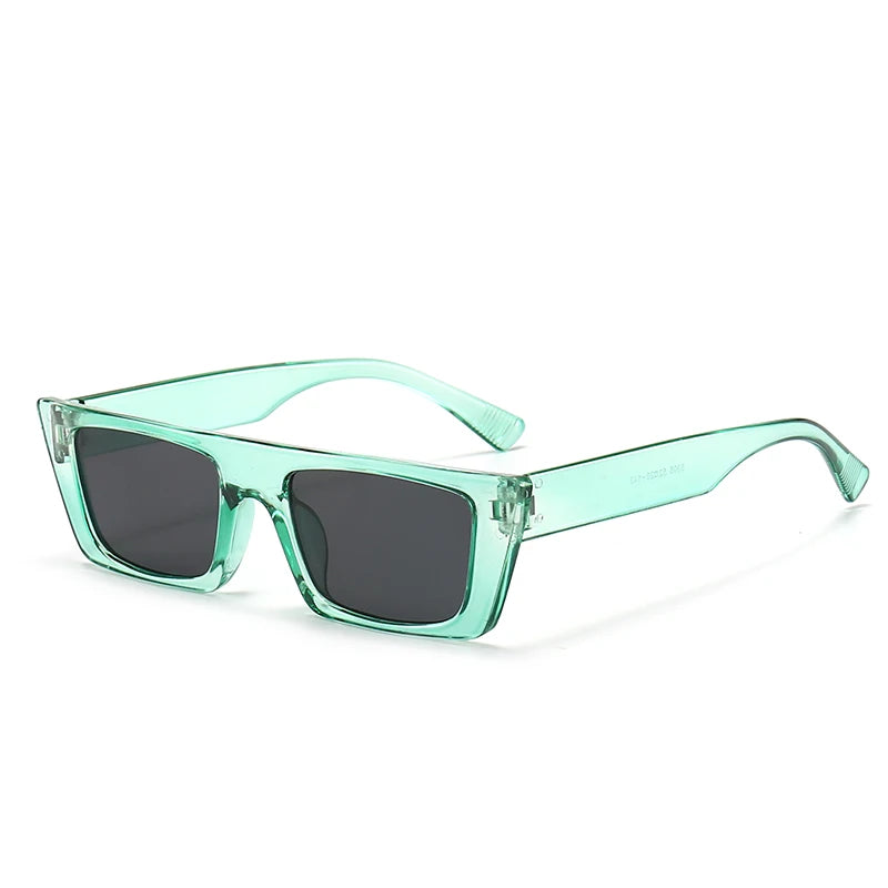 Retro square sunglasses with UV400 protection