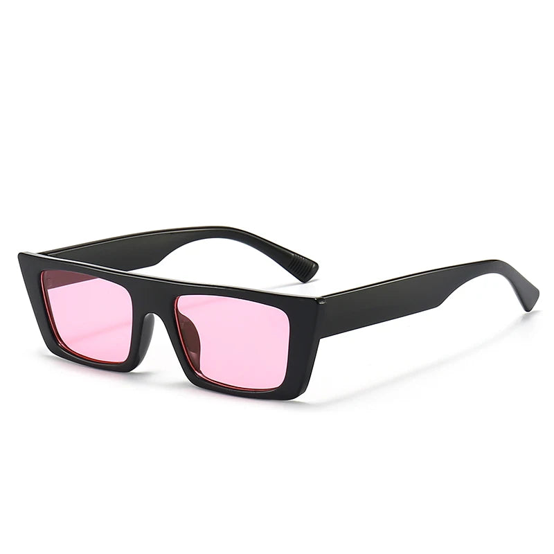 Retro square sunglasses with UV400 protection