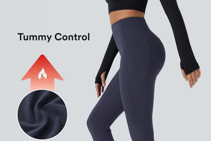 UltraSculpt™ SoCinched Tummy Control Workout Leggings with High Waist and Pockets