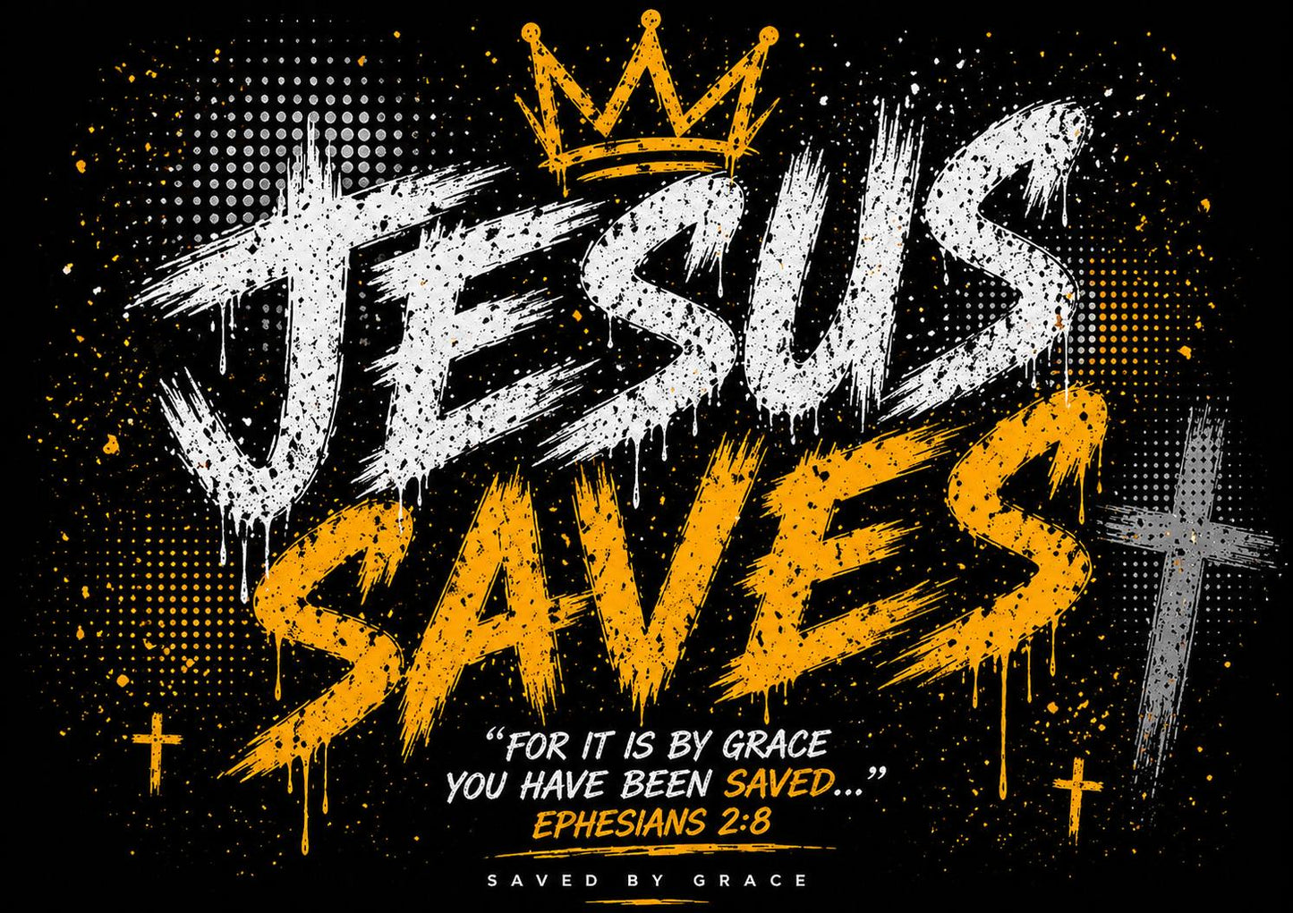 Jesus Saves  Oversized