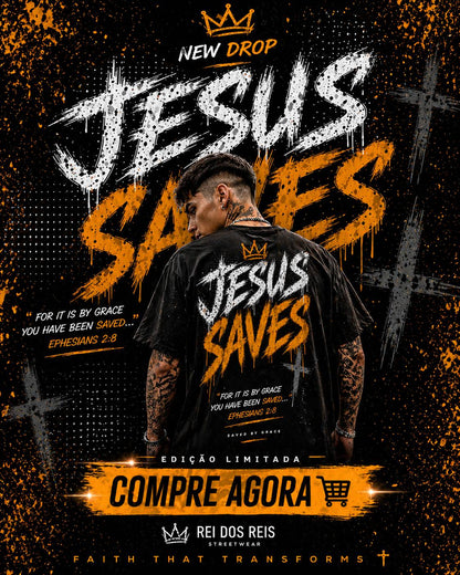 Jesus Saves  Oversized