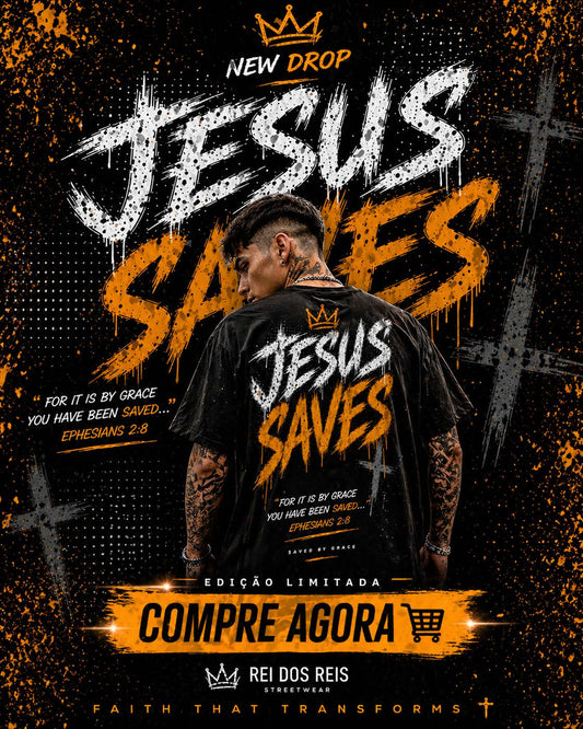 Jesus Saves  Oversized