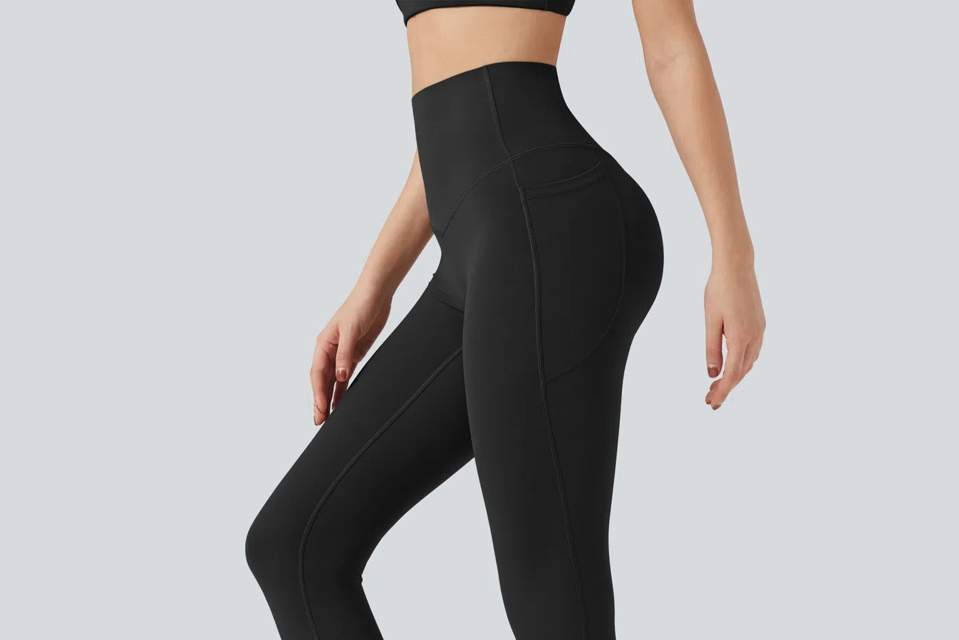UltraSculpt™ SoCinched Tummy Control Workout Leggings with High Waist and Pockets