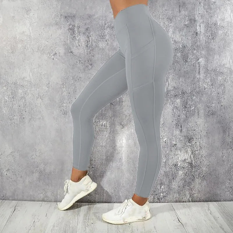 UltraSculpt™ SoCinched Tummy Control Workout Leggings with High Waist and Pockets