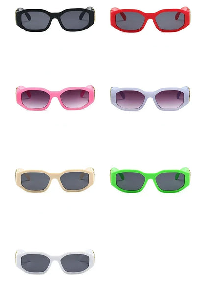 New Retro Irregular Square Sunglasses UV400
