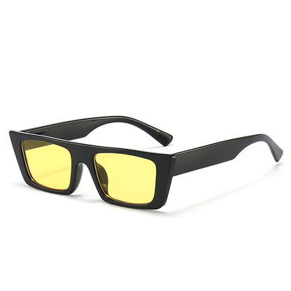 Retro square sunglasses with UV400 protection