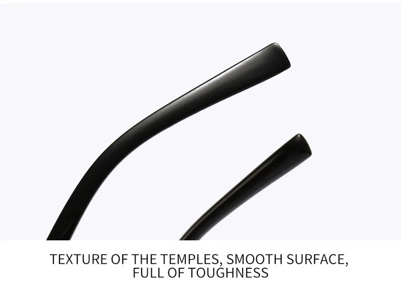 RDG Rectangular rimless sunglasses