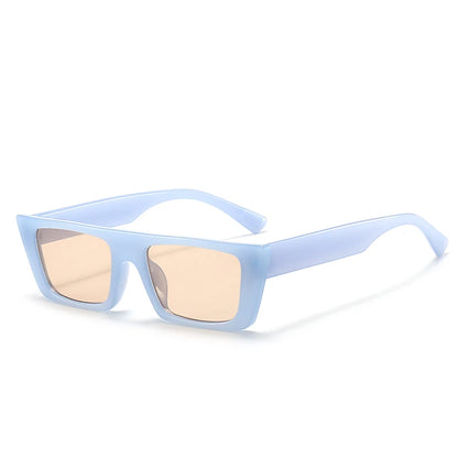 Retro square sunglasses with UV400 protection