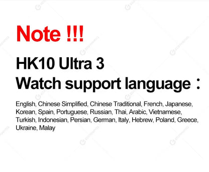 HK10 ULTRA 3 Smartwatch