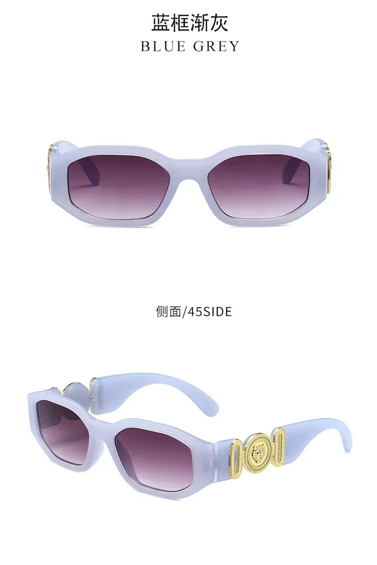 New Retro Irregular Square Sunglasses UV400