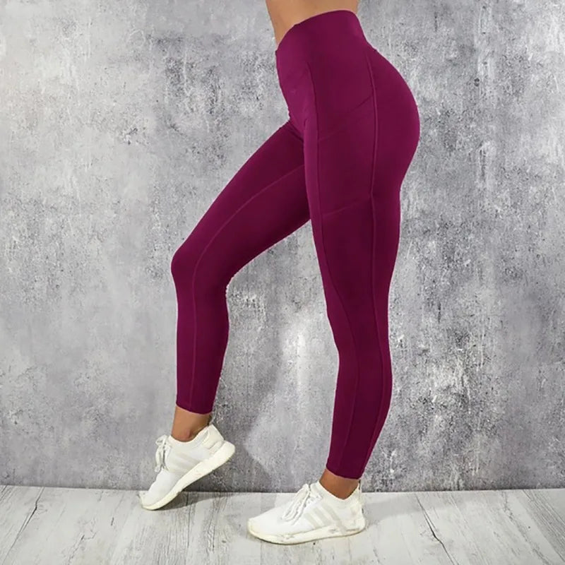 UltraSculpt™ SoCinched Tummy Control Workout Leggings with High Waist and Pockets