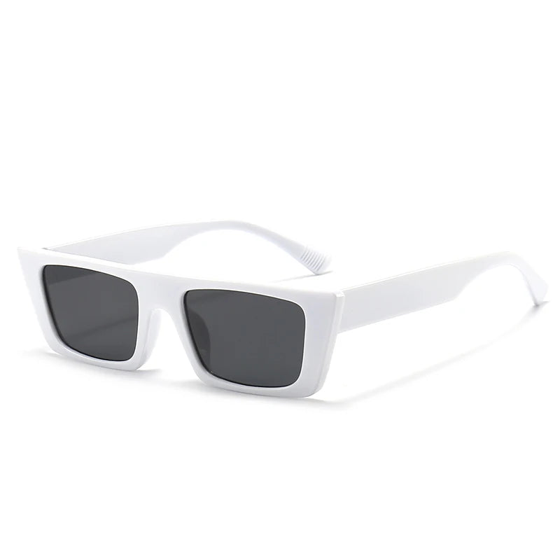 Retro square sunglasses with UV400 protection
