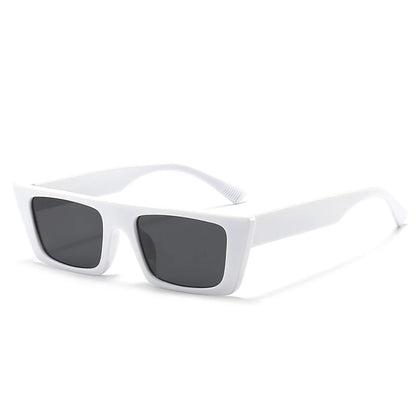 Retro square sunglasses with UV400 protection