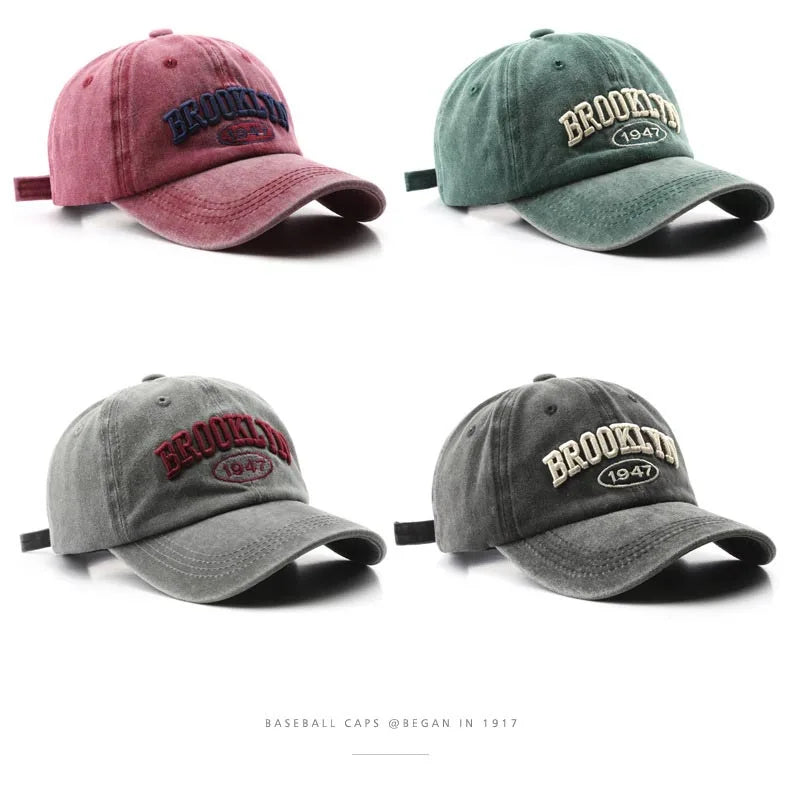 Retro brooklyn Baseball Caps