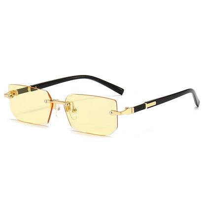 RDG Rectangular rimless sunglasses