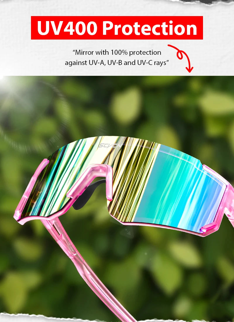 UV400 Cycling Glasses MTB Bike