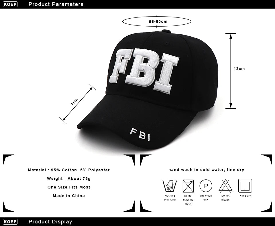 FBI Baseball Cap