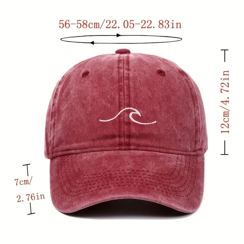 Wave Baseball Cap Solid