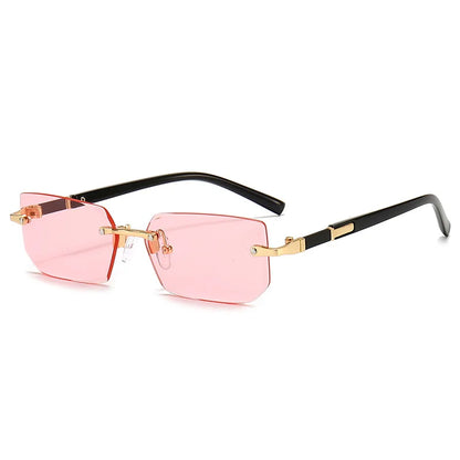 RDG Rectangular rimless sunglasses