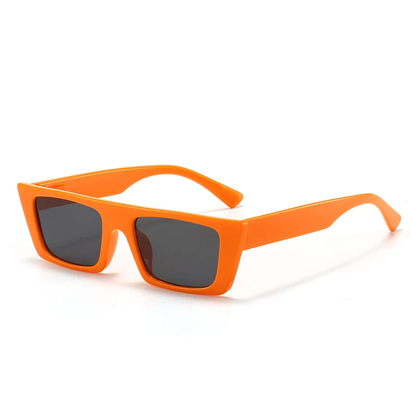 Retro square sunglasses with UV400 protection