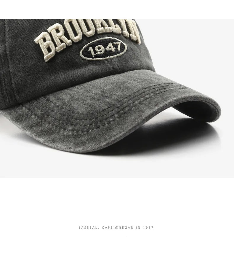 Retro brooklyn Baseball Caps